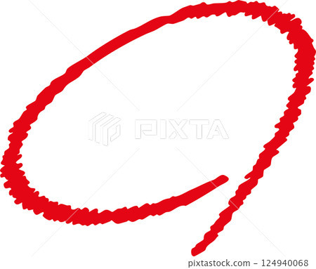 手繪紅圈評分測試 手繪紅圈評分測試 124940068