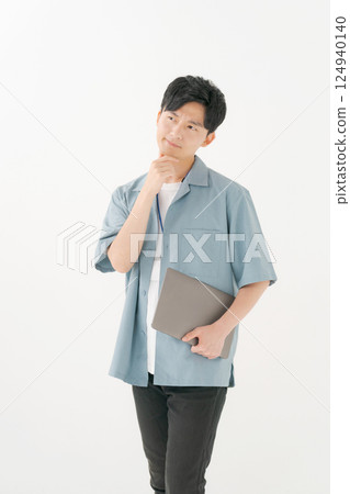 A refreshing businessman A refreshing businessman 124940140