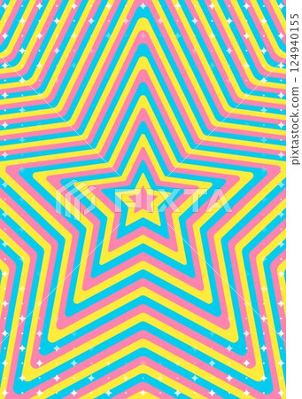 Concentric stars and glitter pattern background, pop design, portrait orientation Concentric stars and glitter pattern background, pop design, portrait orientation 124940155