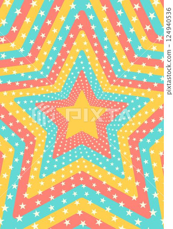 同心星,星星裝飾,圖像背景,流行設計,縱向 同心星,星星裝飾,圖像背景,流行設計,縱向 124940536