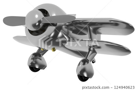 Metal Plane Metal Plane 124940623