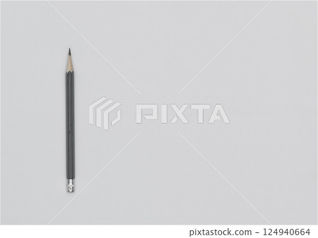 pencil and white paper. pencil and white paper. 124940664