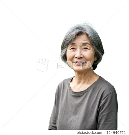 Elderly woman 124940751