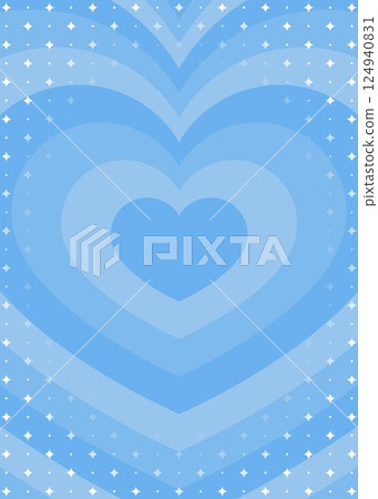 Concentric hearts and glitter pattern background, pop design, portrait orientation Concentric hearts and glitter pattern background, pop design, portrait orientation 124940831