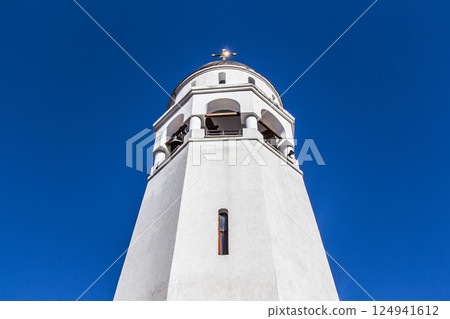 Church bell tower Church bell tower 124941612