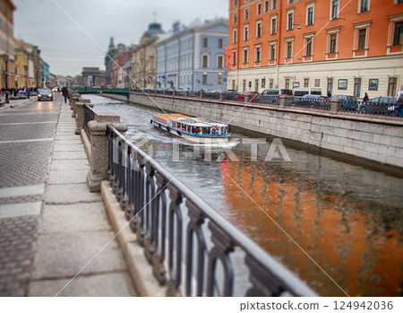 St. Petersburg. Boat St. Petersburg. Boat 124942036