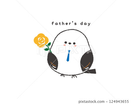 Father's Day simple illustration 124943655