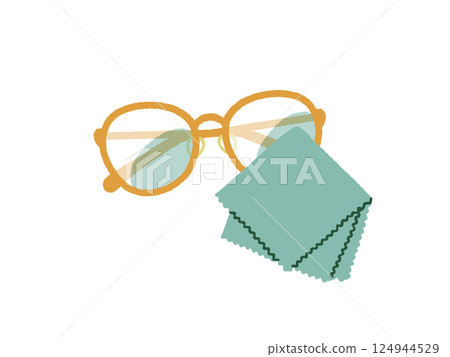 Glasses and eyeglass cleaning cloth - 4 colors 124944529