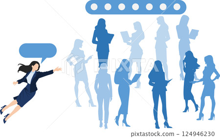 Graphic illustration of the helping behavior model 124946230