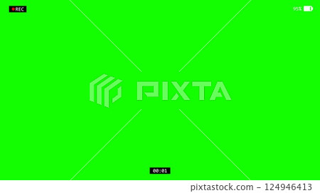 Camera viewfinder rec background vector, Screen photography frame, Camera viewfinder. Video camera screen 124946413