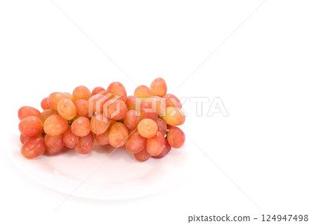Kaiji Grapes, Red Grapes, Yamanashi Prefecture, Light Background Kaiji Grapes, Red Grapes, Yamanashi Prefecture, Light Background 124947498