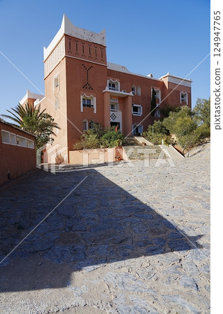 Villa in African Tafraout town in Morocco - vertical Villa in African Tafraout town in Morocco - vertical 124947765