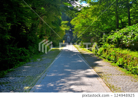 Chugoku region, Daisen-Oki National Park, Shinto-Buddhist syncretism, Daisen-ji Temple, located next to the torii gate of Ogamiyama Shrine, Daisen Town, Tottori Prefecture (1) 124948925