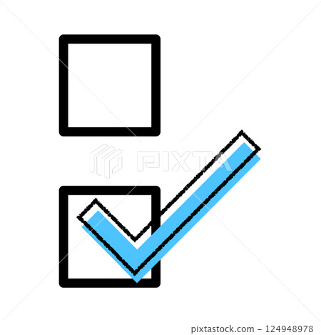 Check mark vector material 07 124948978