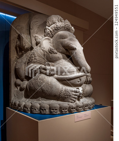 The Four-armed Ganesha a gift presented to King Rama V from Candi Singhasari,on behalf of the Dutch Government in Java. 124949551