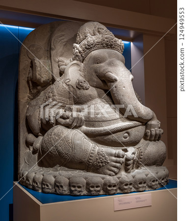 The Four-armed Ganesha a gift presented to King Rama V from Candi Singhasari,on behalf of the Dutch Government in Java. 124949553