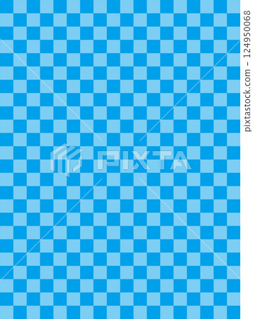 Light blue checkered pattern 124950068