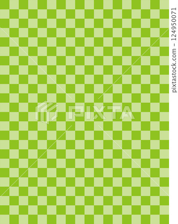 Yellow-green checkered pattern 124950071