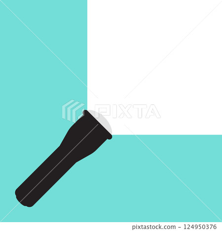 Flashlight icon in flat style. Electric lamp vector illustration on isolated background. Pocket lantern sign business concept. Flashlight icon in flat style. Electric lamp vector illustration on isolated background. Pocket lantern sign business concept. 124950376