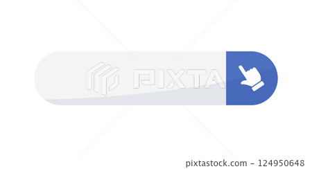Click here empty banner icon in flat style. Ecommerce vector illustration on isolated background. Shopping button sign business concept. Click here empty banner icon in flat style. Ecommerce vector illustration on isolated background. Shopping button sign business concept. 124950648