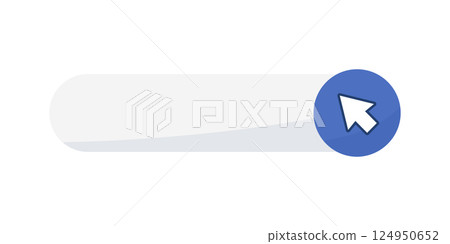 Click here empty banner icon in flat style. Ecommerce vector illustration on isolated background. Shopping button sign business concept. Click here empty banner icon in flat style. Ecommerce vector illustration on isolated background. Shopping button sign business concept. 124950652