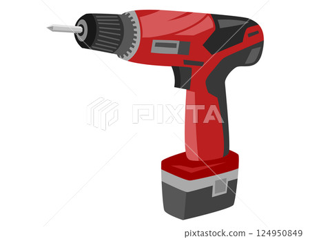 Cordless electric drill driver 124950849