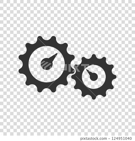 Productivity icon in flat style. Process strategy vector illustration on isolated background. Seo analytics sign business concept. Productivity icon in flat style. Process strategy vector illustration on isolated background. Seo analytics sign business concept. 124951040