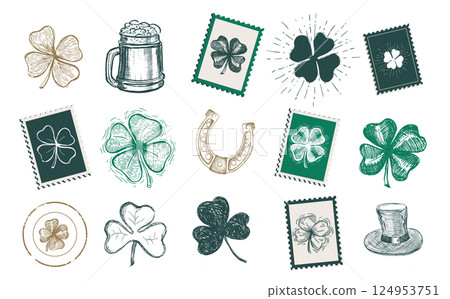 clover, vector, icon 124953751