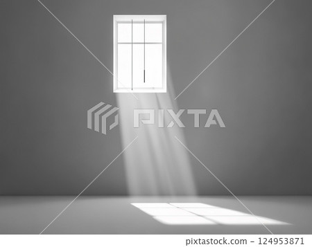 Light streaming through the window 124953871