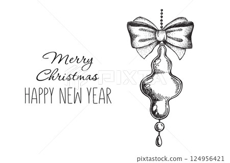 christmas, frame, vector 124956421
