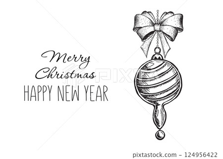 christmas, decoration, vector 124956422