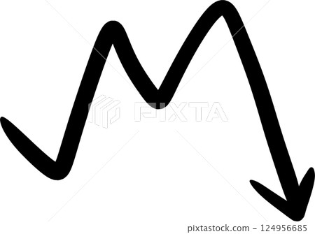 Hand drawing arrow symbol icon for decorate Hand drawing arrow symbol icon for decorate 124956685