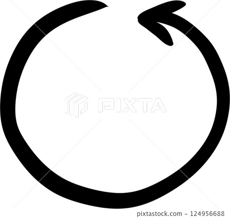 Hand drawing arrow symbol icon for decorate Hand drawing arrow symbol icon for decorate 124956688