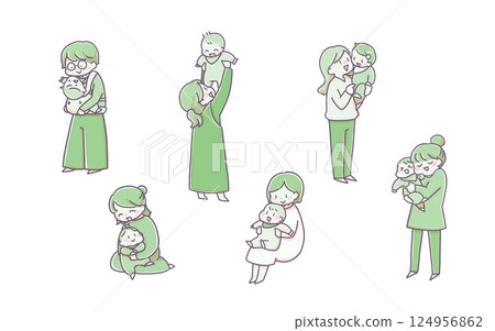 Baby and mom set Baby and mom set 124956862