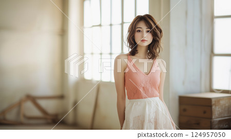 AI 生成的圖像：女性肖像 124957050