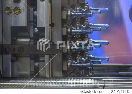 The 12 cavities injection mold of preform shape products. 124957118