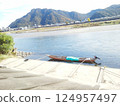 長良川上的小船 124957497