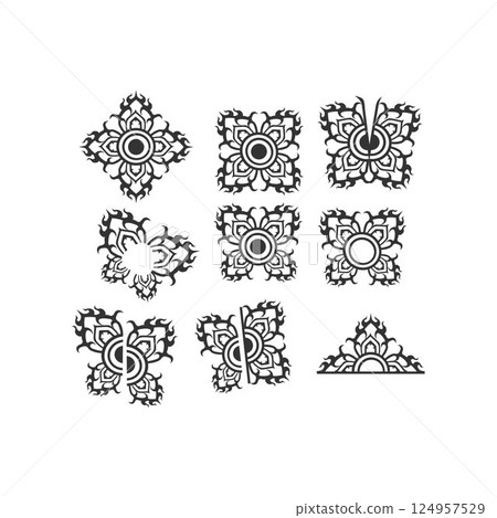 Thai pattern thailand tattoos Thai pattern thailand tattoos 124957529