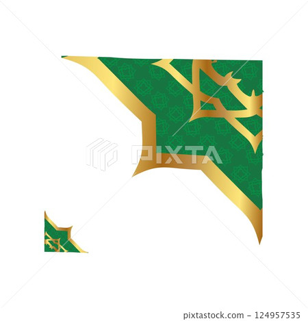 Islamic Theme Luxury Twibbon Border Frame Islamic Theme Luxury Twibbon Border Frame 124957535