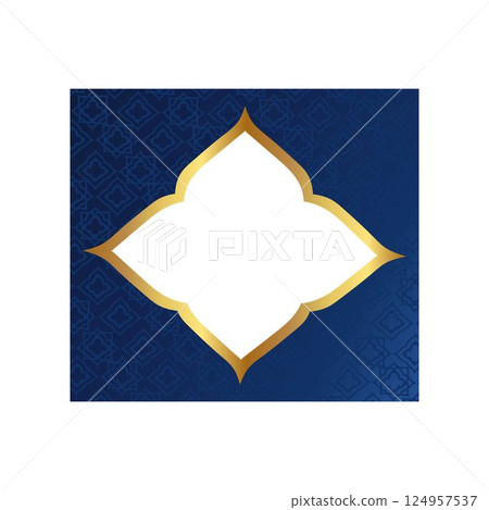 Islamic Theme Luxury Twibbon Border Frame Islamic Theme Luxury Twibbon Border Frame 124957537