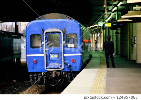 2007年藍色列車銀河號抵達新大阪站 124957863