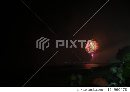 Kunisaki City (Musashi Town) Oita Joint Newspaper Fireworks Festival Musashi Venue 124960478