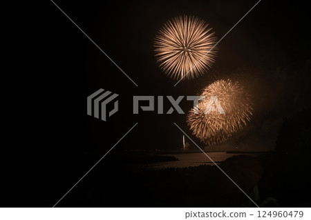 Kunisaki City (Musashi Town) Oita Joint Newspaper Fireworks Festival Musashi Venue 124960479