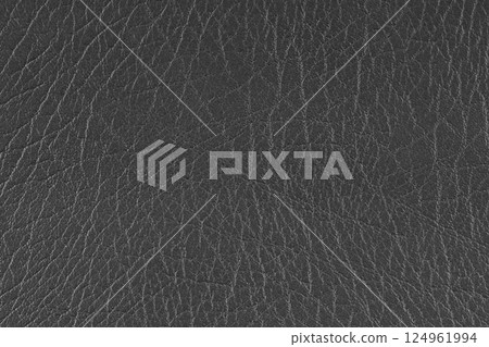 black pattern, design, leather fabric for sewing, dermantine, artificial leather texture background 124961994