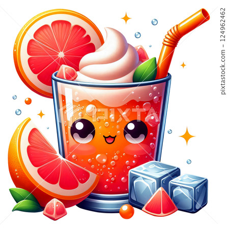 3D Soda Cartoon, Soda Cartoon, Soda 124962462