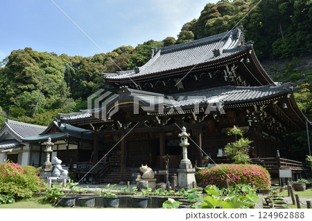Spring at Mimuroto Temple Main Hall (Uji, Kyoto Prefecture) Spring at Mimuroto Temple Main Hall (Uji, Kyoto Prefecture) 124962888