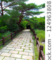 Promenade surrounded by green 124963808