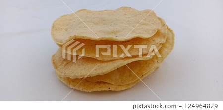 Mexican food: Tostada Mexican food: Tostada 124964829