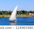 My Felucca, Old Egyptian Sailboat, Ride Down The Nile 124965980