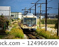railway running through the countryside 124966960